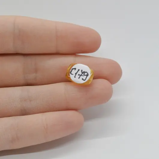 Cabochon Citrin 13x9x6mm C179, imagine 2