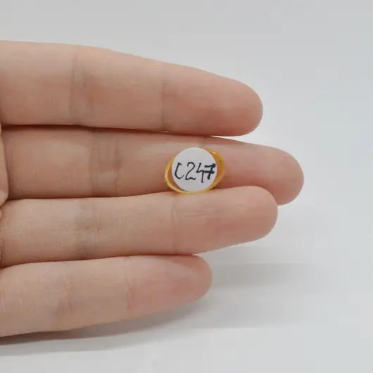 Cabochon Citrin 14x10x4mm C247, imagine 2