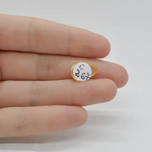 Cabochon Citrin 14x10x4mm C267, imagine 2