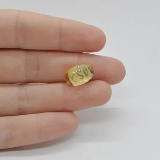 Cabochon Citrin 14x10x5mm C201