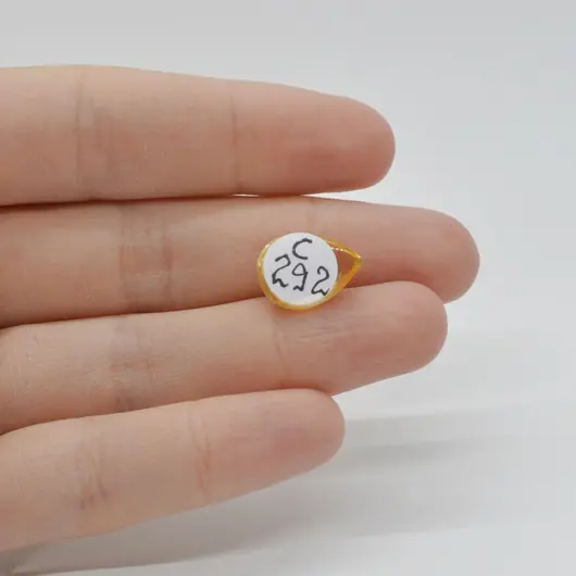 Cabochon Citrin 14x10x5mm C292, imagine 2