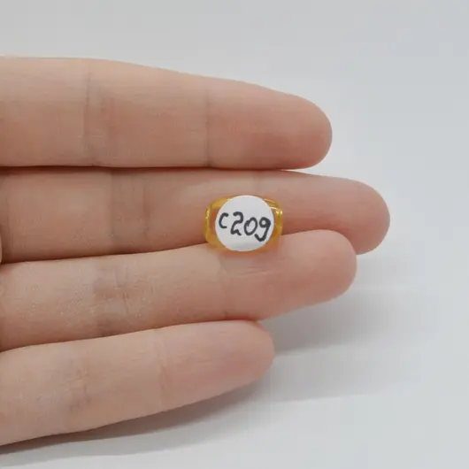 Cabochon Citrin 14x9x6mm C209, imagine 2