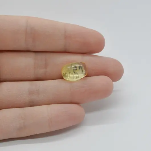 Cabochon Citrin 14x9x6mm C209