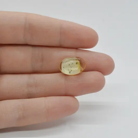 Cabochon Citrin 15x10x4mm C254
