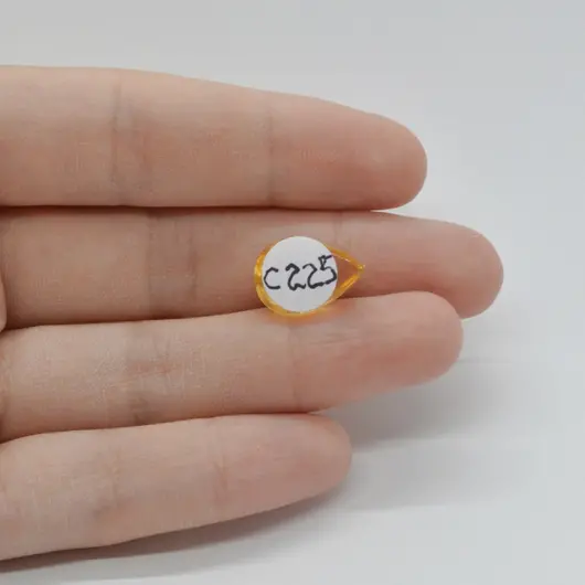 Cabochon Citrin 15x10x6mm C225, imagine 2