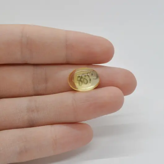 Cabochon Citrin 15x11x5mm C188