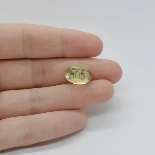 Cabochon Citrin 15x11x6mm C208