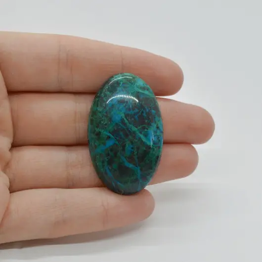 Cabochon Crisocola 39x25x7mm C28