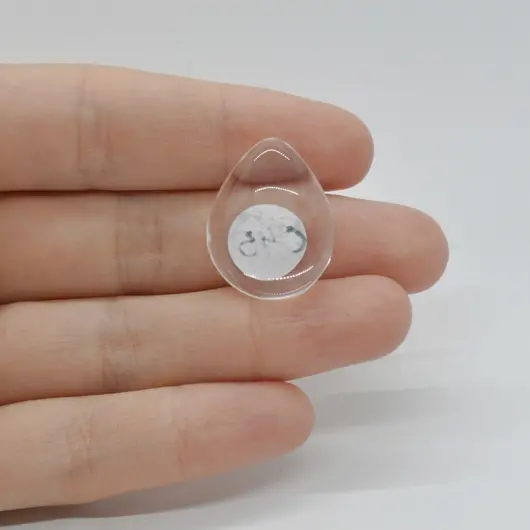 Cabochon Cristal de Stanca 23x18x6mm C45