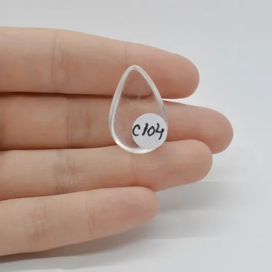 Cabochon Cristal de Stanca 25x17x6mm C104, imagine 2