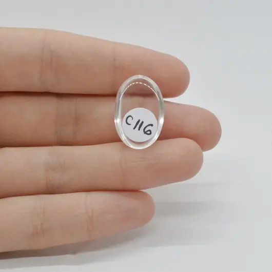 Cabochon Cristal de Stanca 21x14x6mm C116, imagine 2