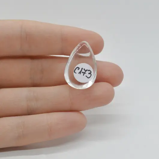 Cabochon Cristal de Stanca 24x16x8mm C173, imagine 2
