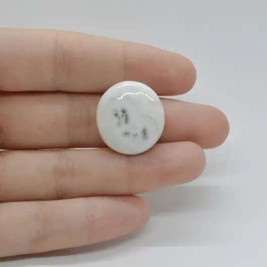 Cabochon Cuart Solar 22x20x6mm C129