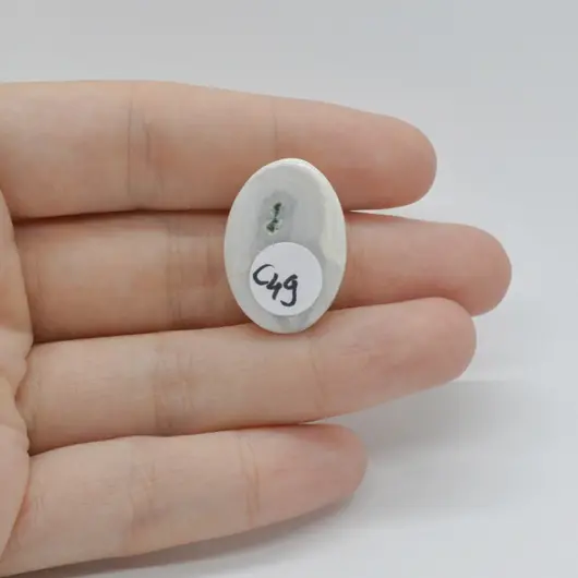 Cabochon Cuart Solar 24x17x6mm C49, imagine 2