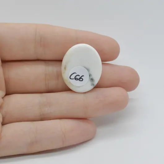 Cabochon Cuart Solar 24x20x5mm C66, imagine 2