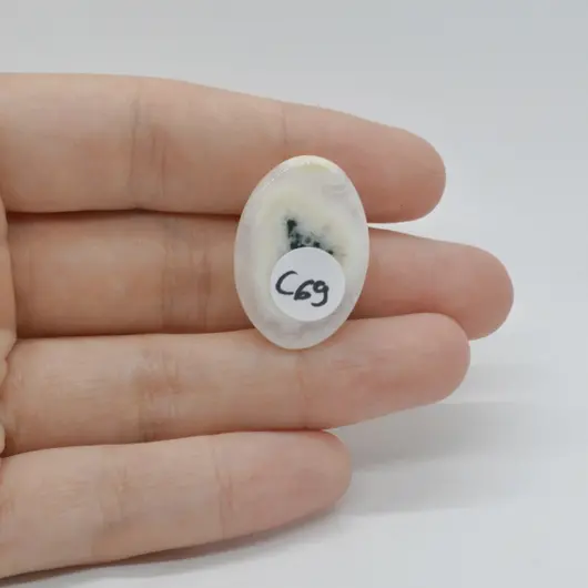 Cabochon Cuart Solar 26x18x6mm C69, imagine 2