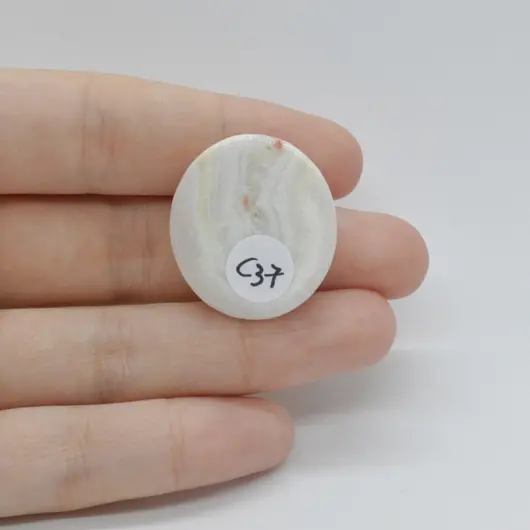 Cabochon Cuart Solar 27x25x7mm C37, imagine 2