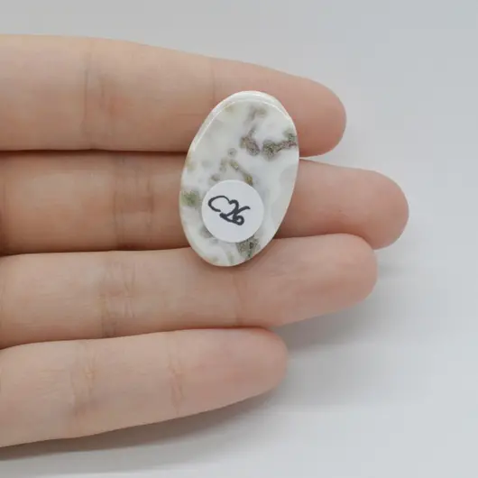 Cabochon Cuart Solar 28x18x8mm C26, imagine 2
