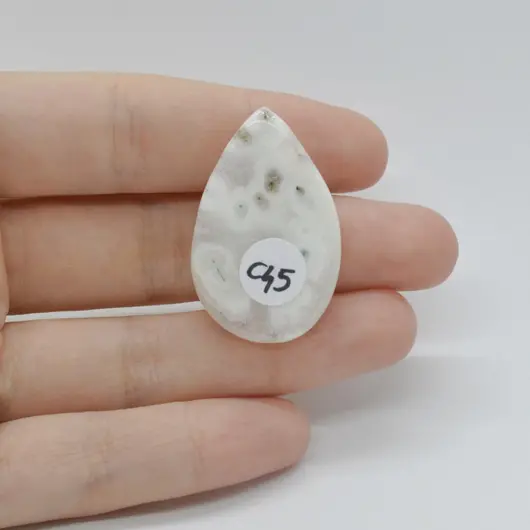 Cabochon Cuart Solar 35x22x6mm C45, imagine 2