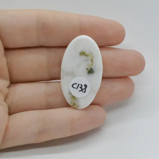 Cabochon Cuart Solar 36x20x6mm C138, imagine 2