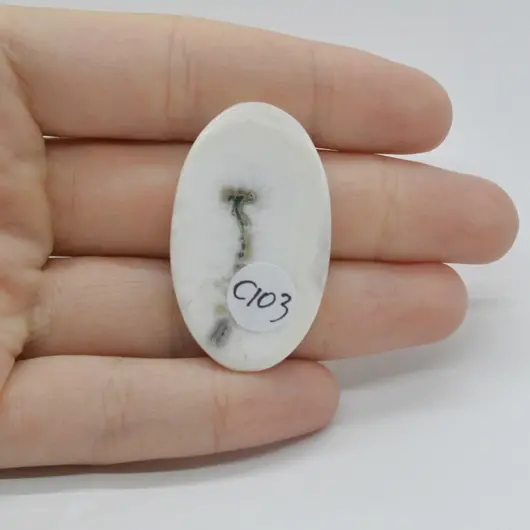 Cabochon Cuart Solar 39x23x5mm C103, imagine 2