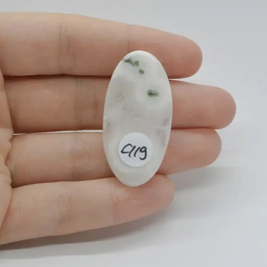 Cabochon Cuart Solar 40x20x6mm C119, imagine 2