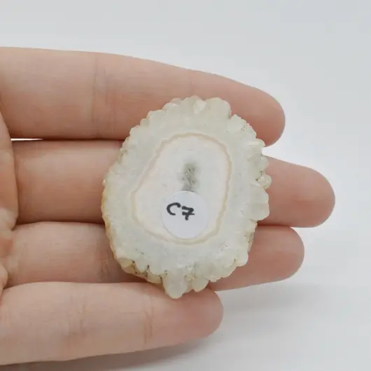 Cabochon Cuart Solar Felie 44x34x8mm C7, imagine 2