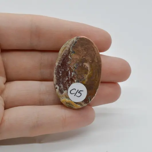 Cabochon Cupru 38x25x8mm C15, imagine 2