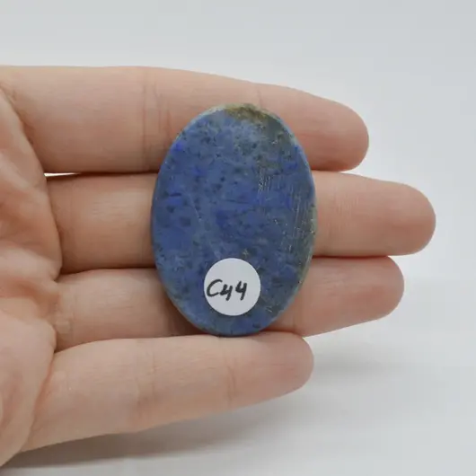 Cabochon Dumortierit 41x29x6mm C44, imagine 2