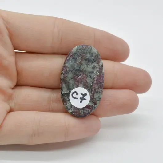 Cabochon Eudialit 36x21x6mm C7, imagine 2