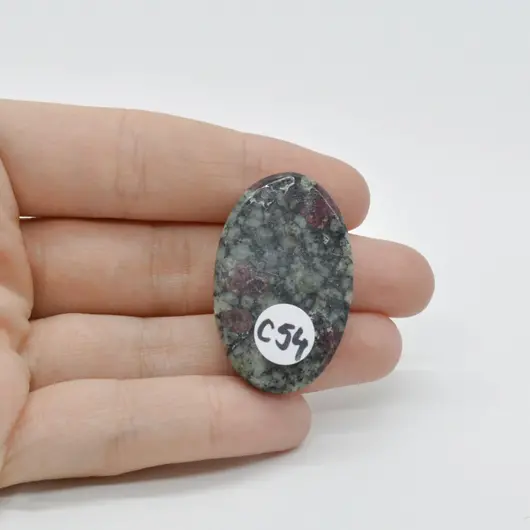 Cabochon Eudialit 37x23x7mm C54, imagine 2