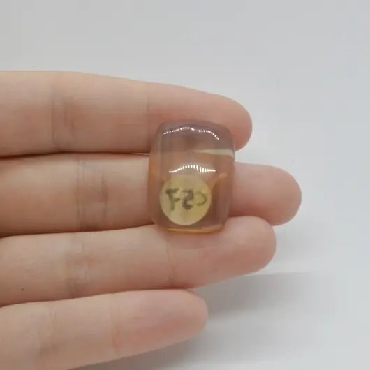 Cabochon Fluorit Galben 24x18x6mm C57