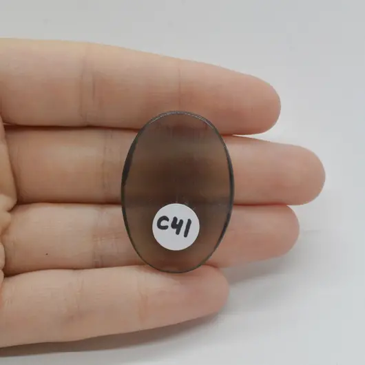 Cabochon Fluorit Galben 35x24x5mm C41, imagine 2