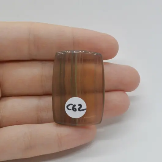 Cabochon Fluorit Galben 36x25x6mm C62, imagine 2