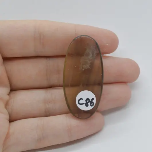 Cabochon Fluorit Galben 42x20x6mm C86, imagine 2