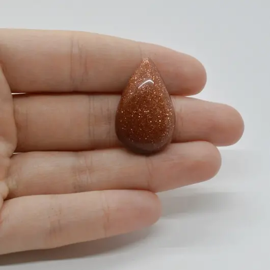 Cabochon Goldstone Maro 29x18x7mm C16