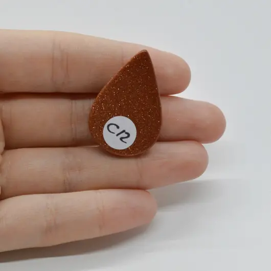 Cabochon Goldstone Maro 33x22x7mm C12, imagine 2