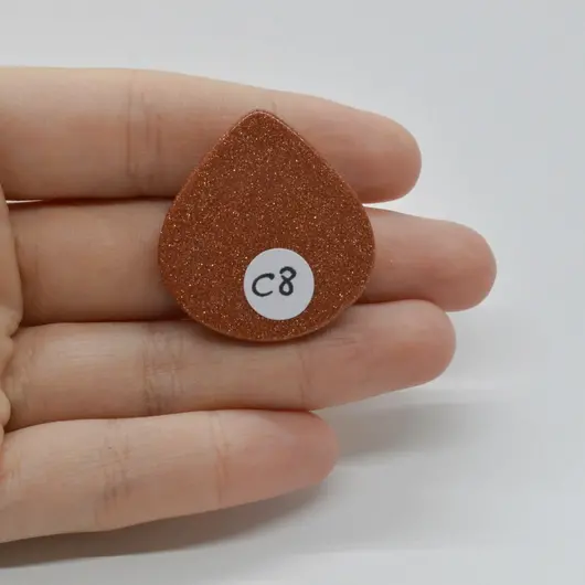 Cabochon Goldstone Maro 33x31x5mm C8, imagine 2