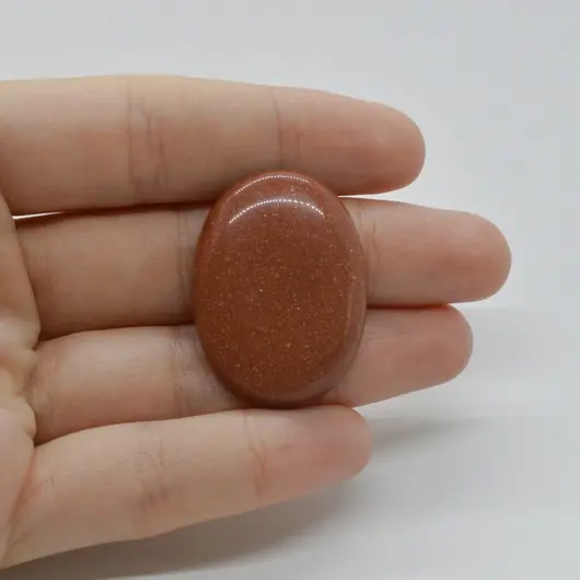 Cabochon Goldstone Maro 34x25x6mm C13