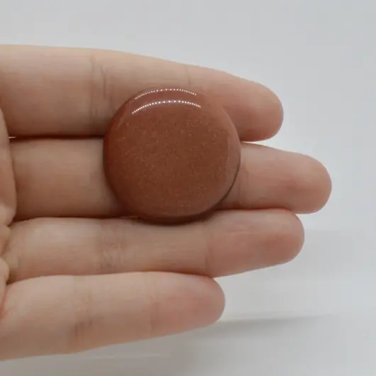 Cabochon Goldstone Maro 29x29x6mm C55