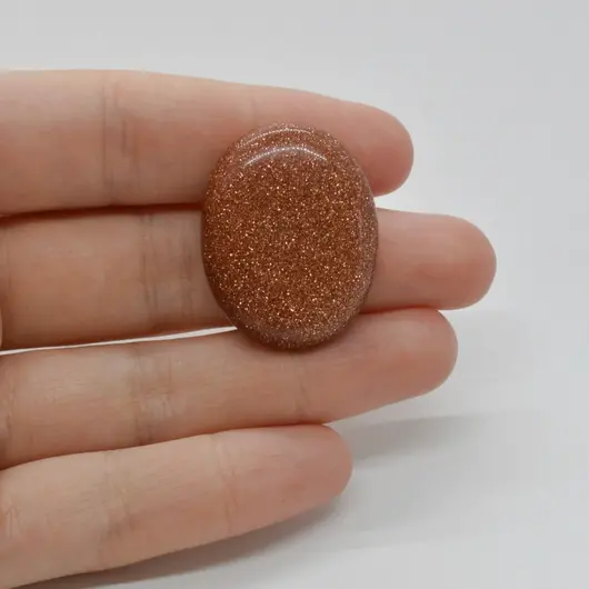 Cabochon Goldstone Maro 30x24x6mm C118