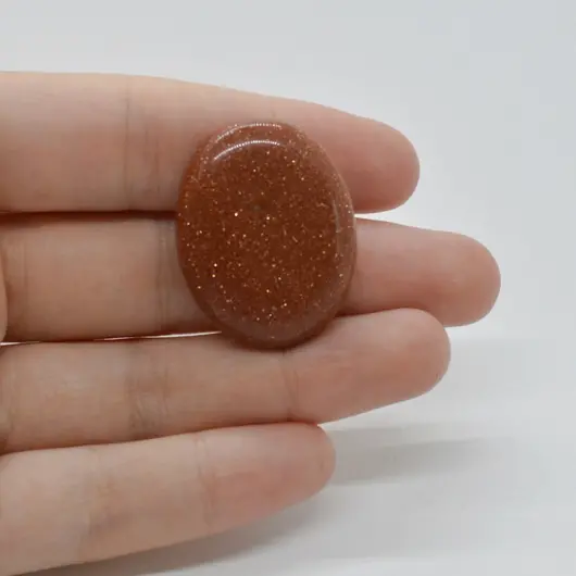 Cabochon Goldstone Maro 31x25x6mm C91