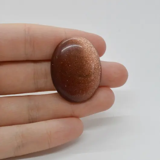 Cabochon Goldstone Maro 33x26x7mm C113