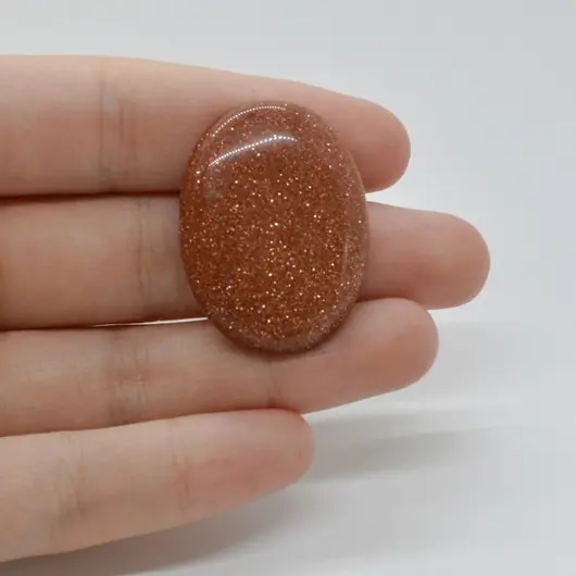 Cabochon Goldstone Maro 34x26x5mm C105