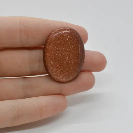 Cabochon Goldstone Maro 34x26x6mm C127