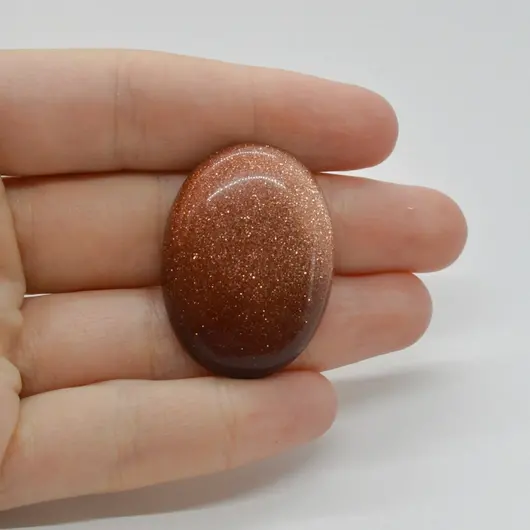Cabochon Goldstone Maro 35x26x7mm C133