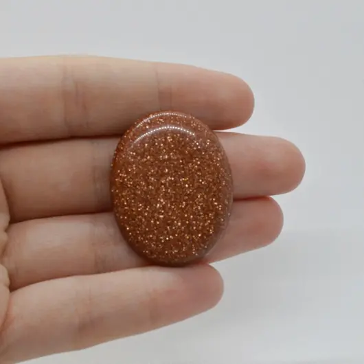 Cabochon Goldstone Maro 35x27x5mm C71
