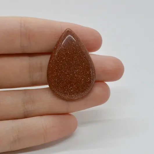 Cabochon Goldstone Maro 36x25x6mm C121