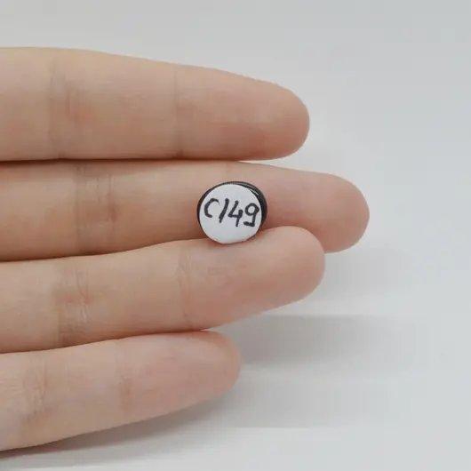 Cabochon Granat Hessonit 11x10x6mm C149, imagine 2