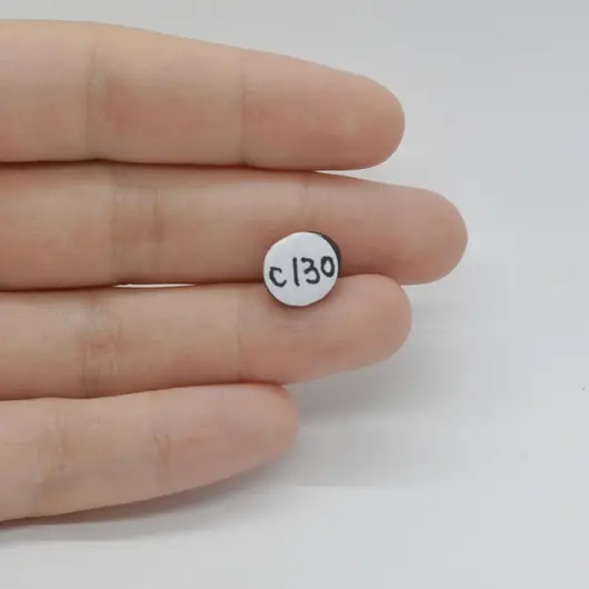 Cabochon Granat Hessonit 11x9x5mm C130, imagine 2